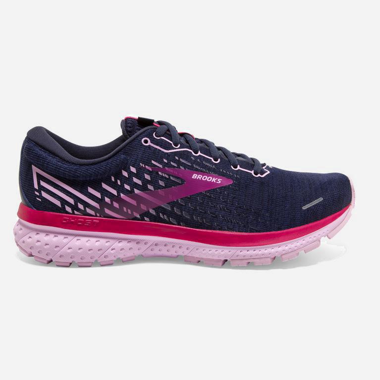 Brooks Ghost 13 Israel - Women's Road Running Shoes - Peacoat/Lilac/Raspberry (13924-YDGV)